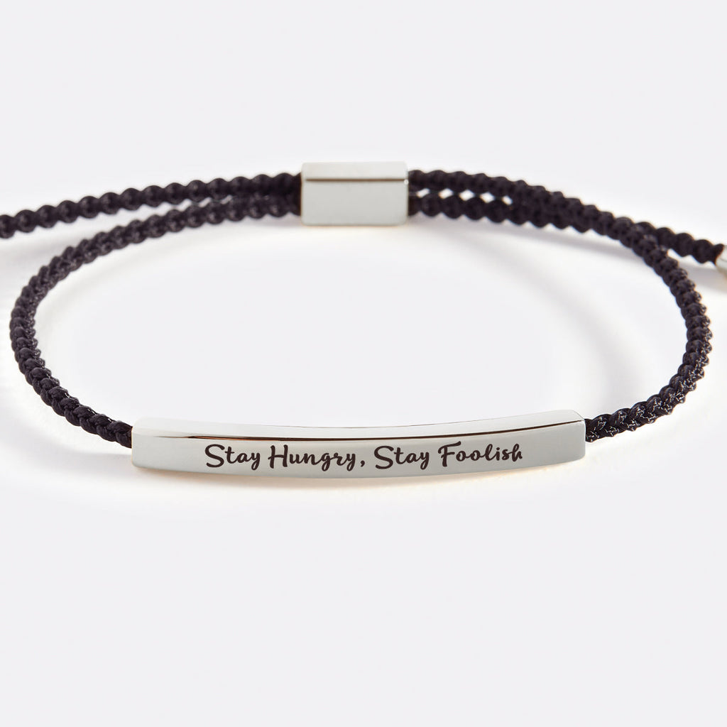 Stay Hungry, Stay Foolish Inspire Bracelet by Seeyoura
