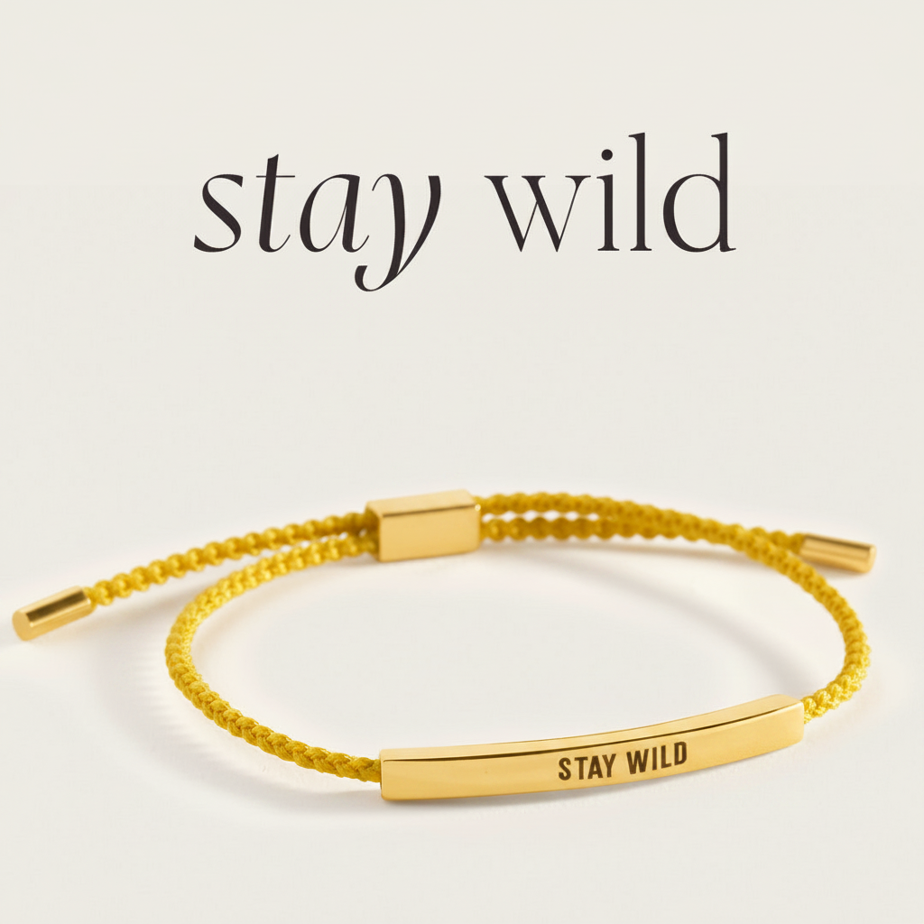 Stay Wild Inspire Bracelet by Seeyoura