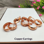 Textured Hoop Earrings by Seeyoura