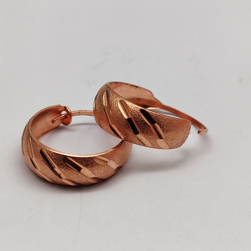 Textured Hoop Earrings in Meteor Shower by Seeyoura