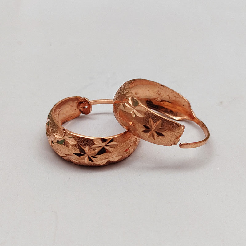 Textured Hoop Earrings in Starry Sky by Seeyoura