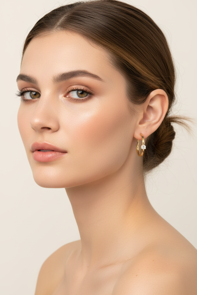 The Nova Double Hoop Earrings by Seeyoura