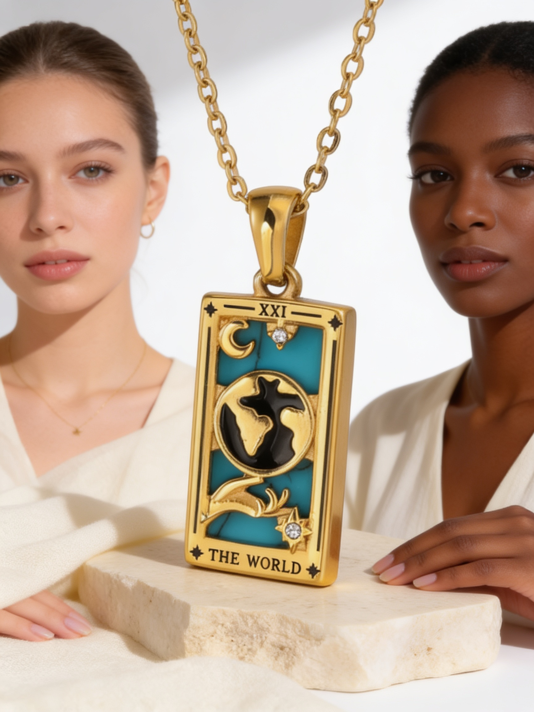 The World Tarot Necklace by Seeyoura