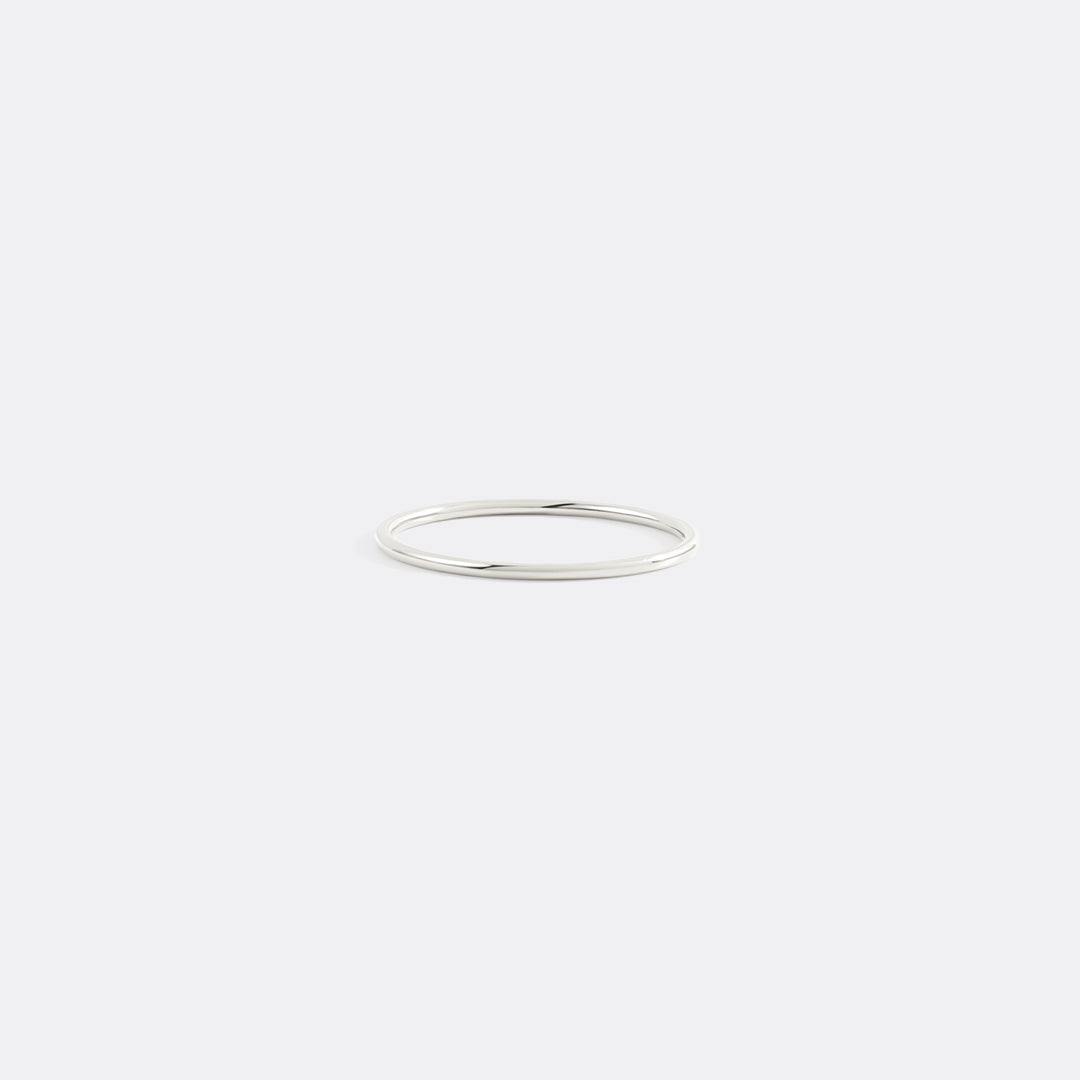 Thin Stackable Ring in silver by Seeyoura