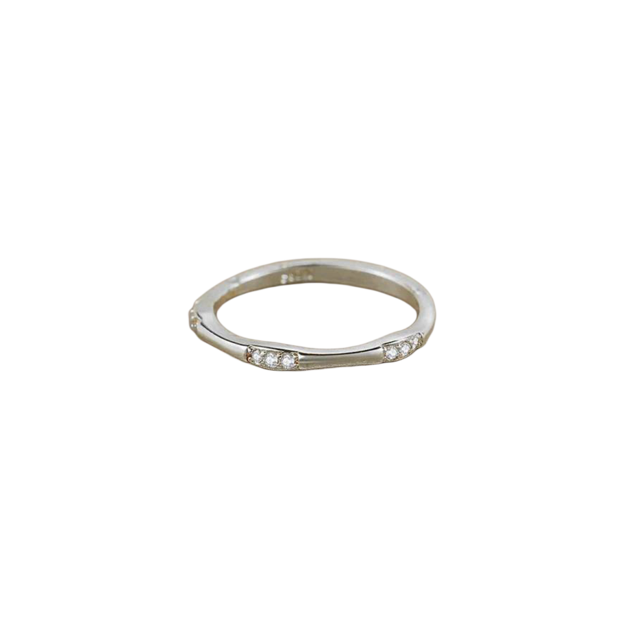Three by Three Stacking Ring in silver by Seeyoura