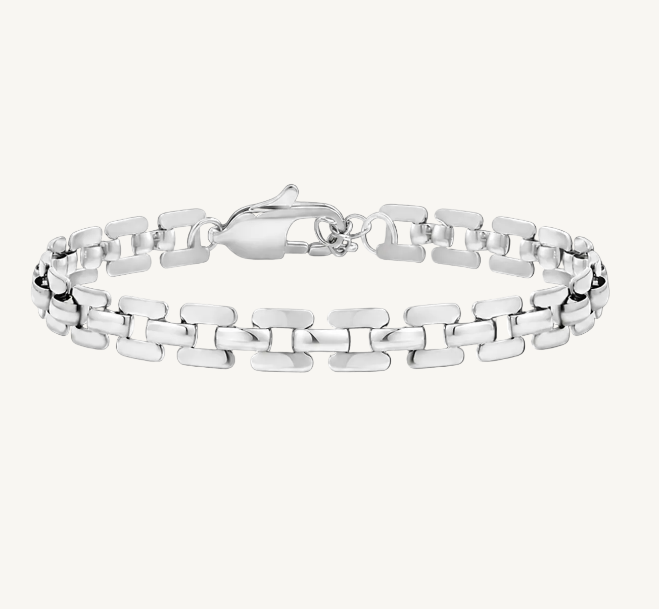 Timepiece Link Chain Bracelet in silver by Seeyoura