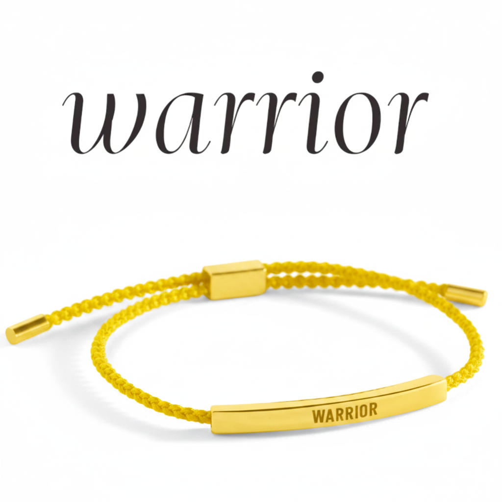 Warrior Inspire Bracelet in Lemon Yellow, gold by Seeyoura