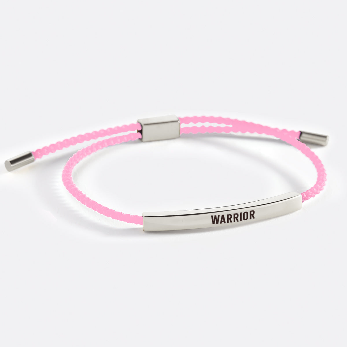 Warrior Inspire Bracelet in Pink, silver by Seeyoura