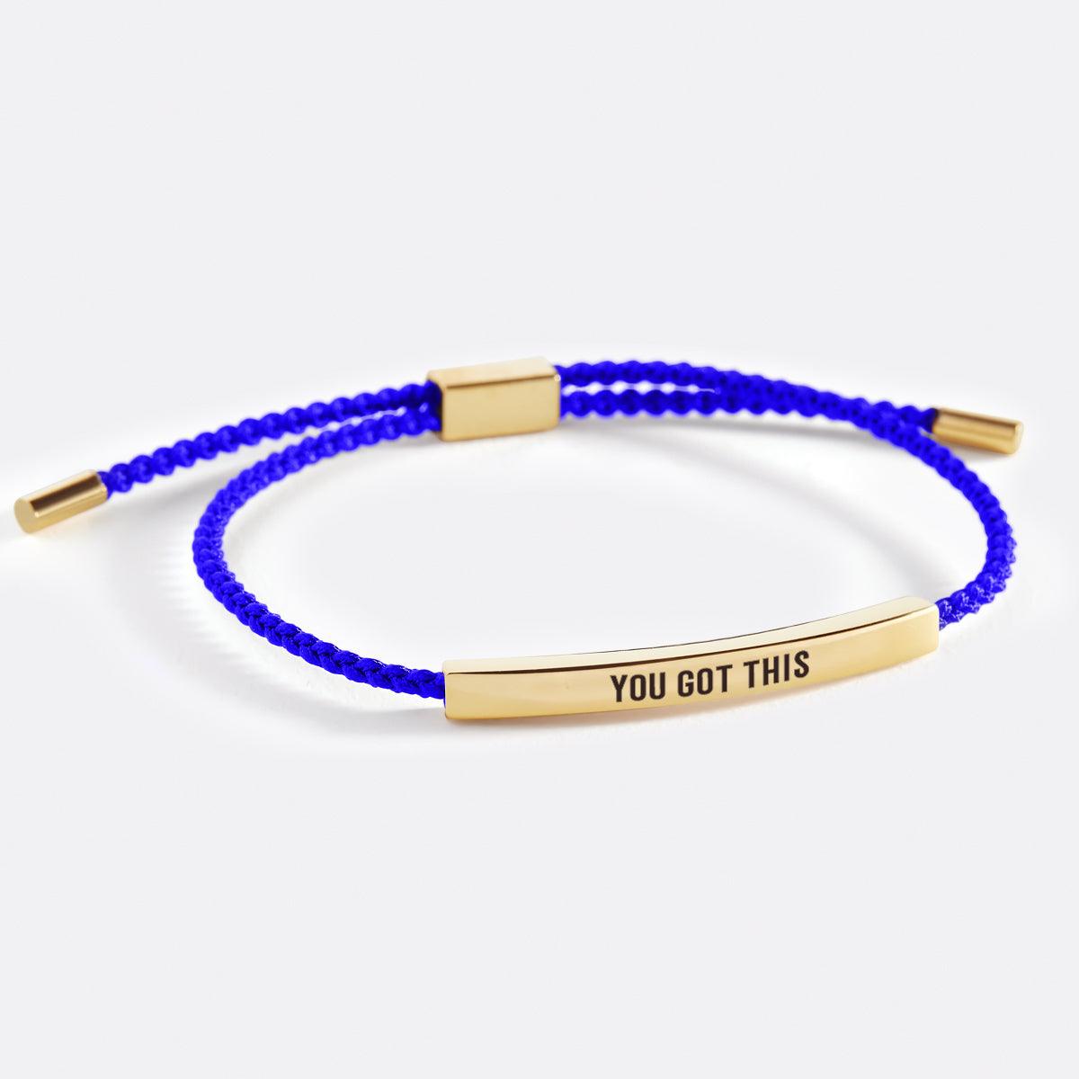 You Got This Inspire Bracelet in Royal Blue, gold by Seeyoura